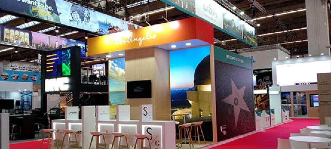 A.B.D. Turizm Bakanlığı'nın 350 m² stand tasarım ve inşaası