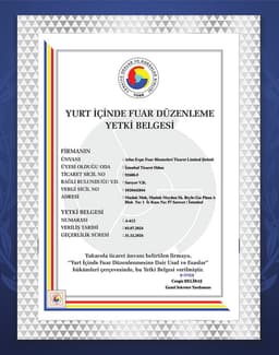 Yurtiçi Fuar Düzenleme Yetki Belgesi